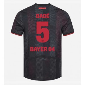 Bayer Leverkusen Loic Bade #5 Jalkapallovaatteet Kotipaita 2025-26 Lyhythihainen